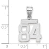 Polished Number Charms — 84