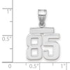 Polished Number Charms — 85