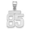 Polished Number Charms — 85