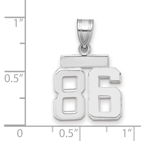 Polished Number Charms — 86