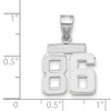 Polished Number Charms — 86