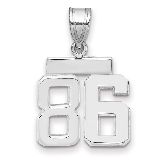 Polished Number Charms — 86