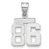Polished Number Charms — 86