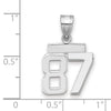 Polished Number Charms — 87