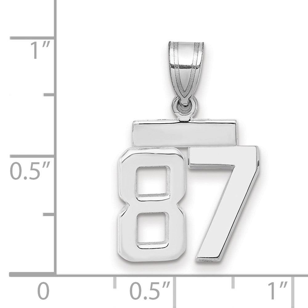Polished Number Charms — 87