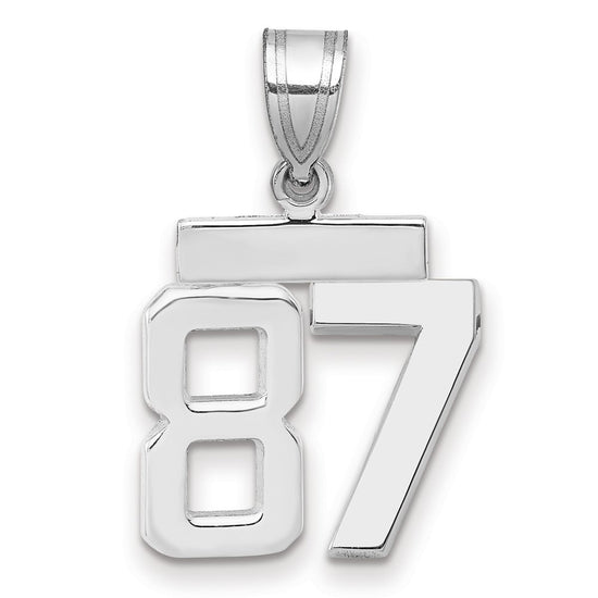 Polished Number Charms — 87