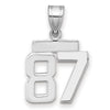 Polished Number Charms — 87