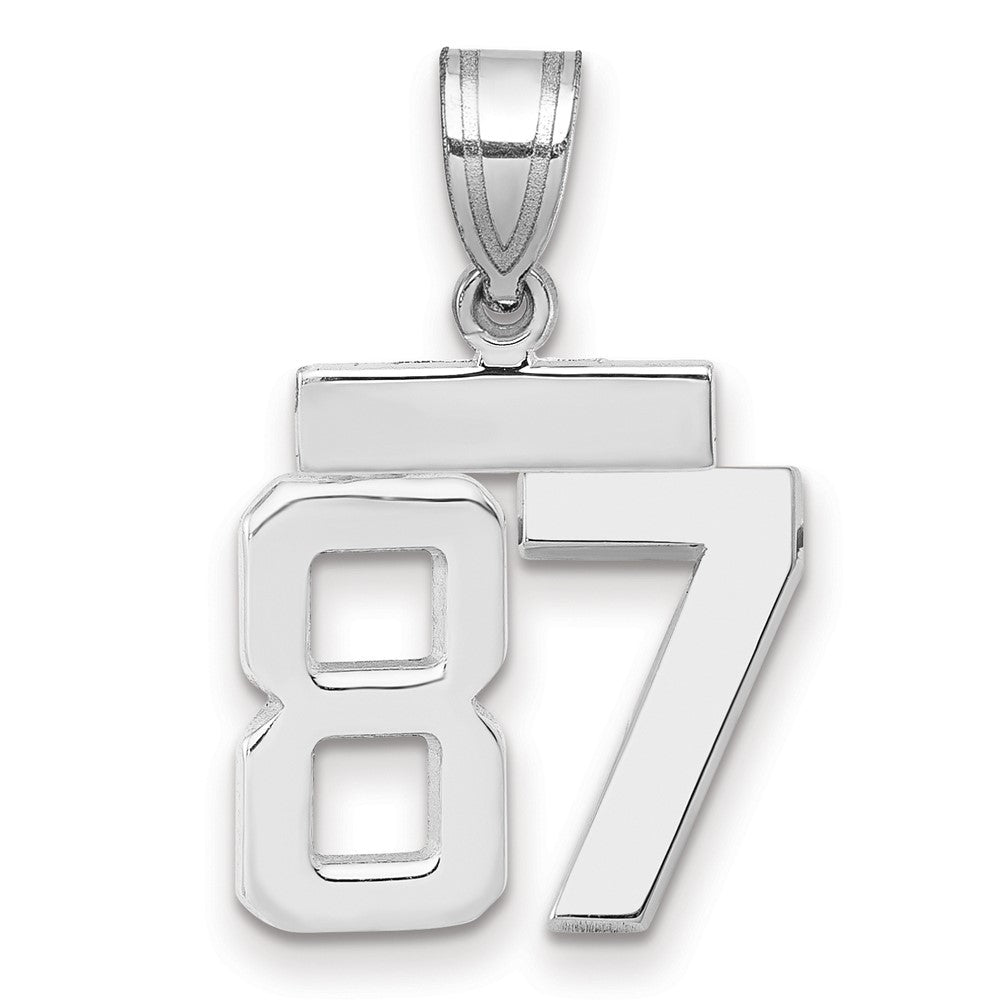 Polished Number Charms — 87