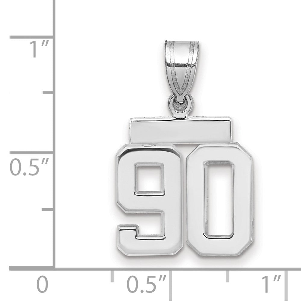 Polished Number Charms — 90