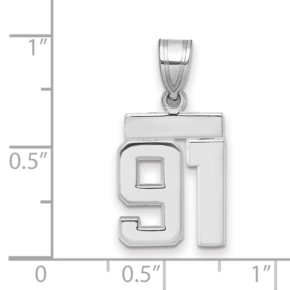 Polished Number Charms — 91