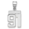 Polished Number Charms — 91