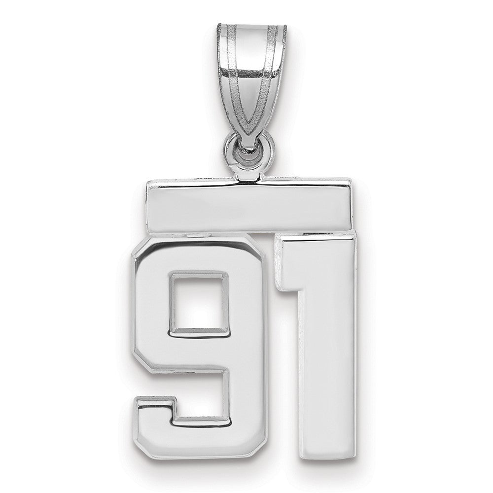 Polished Number Charms — 91