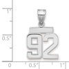 Polished Number Charms — 92