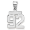Polished Number Charms — 92