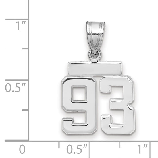 Polished Number Charms — 93