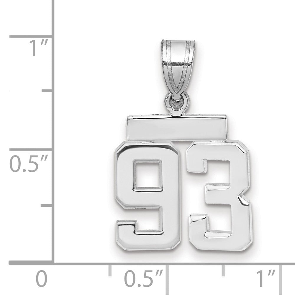 Polished Number Charms — 93
