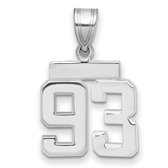 Polished Number Charms — 93