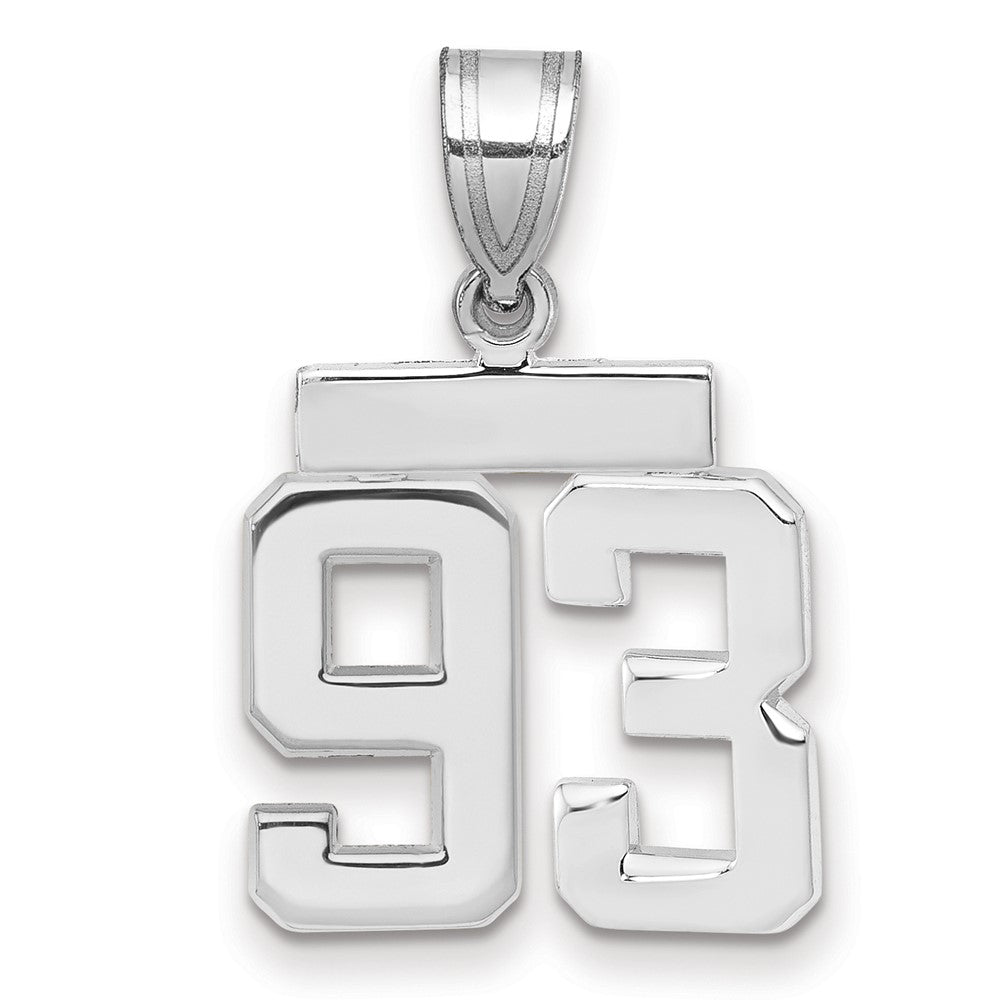 Polished Number Charms — 93
