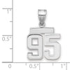 Polished Number Charms — 95