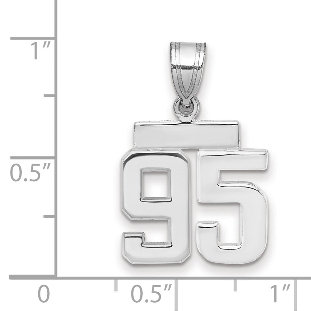 Polished Number Charms — 95