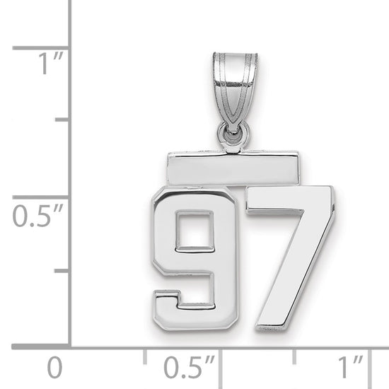 Polished Number Charms — 97