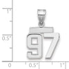 Polished Number Charms — 97