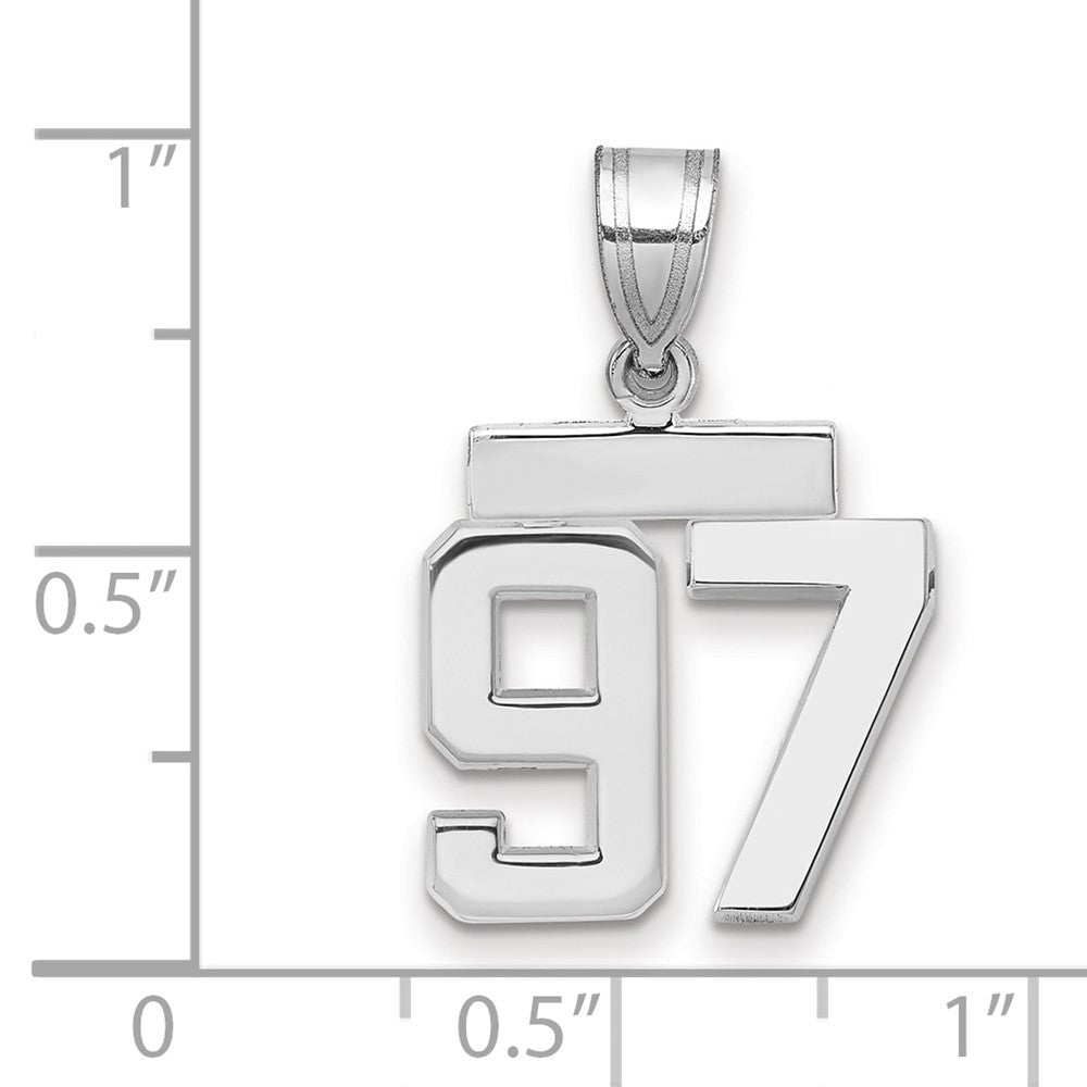 Polished Number Charms — 97
