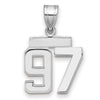 Polished Number Charms — 97