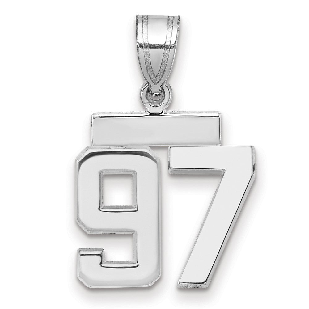 Polished Number Charms — 97