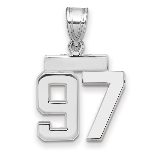 Polished Number Charms — 97