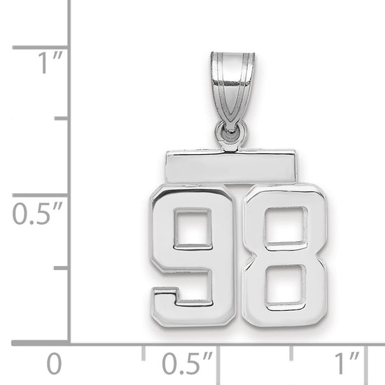 Polished Number Charms — 98