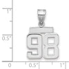 Polished Number Charms — 98