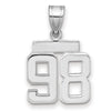 Polished Number Charms — 98