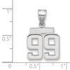 Polished Number Charms — 99
