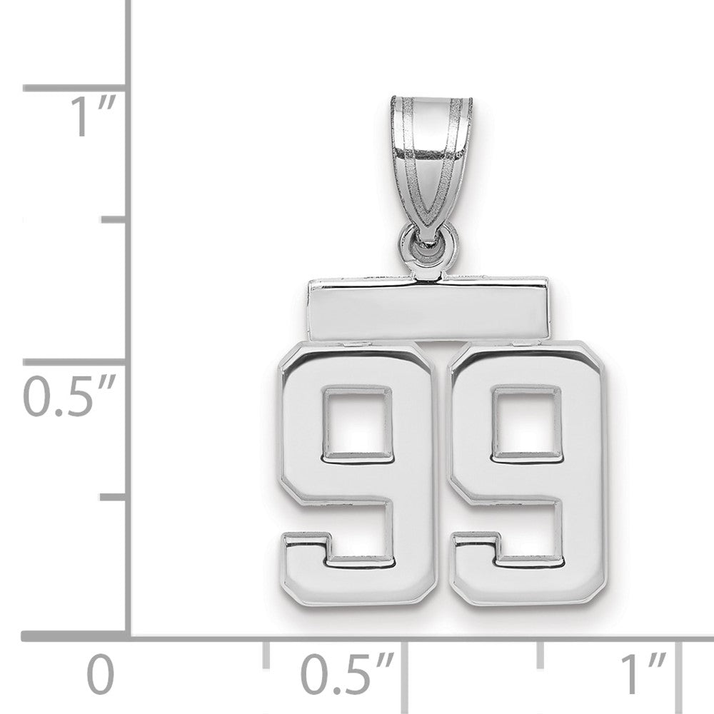 Polished Number Charms — 99
