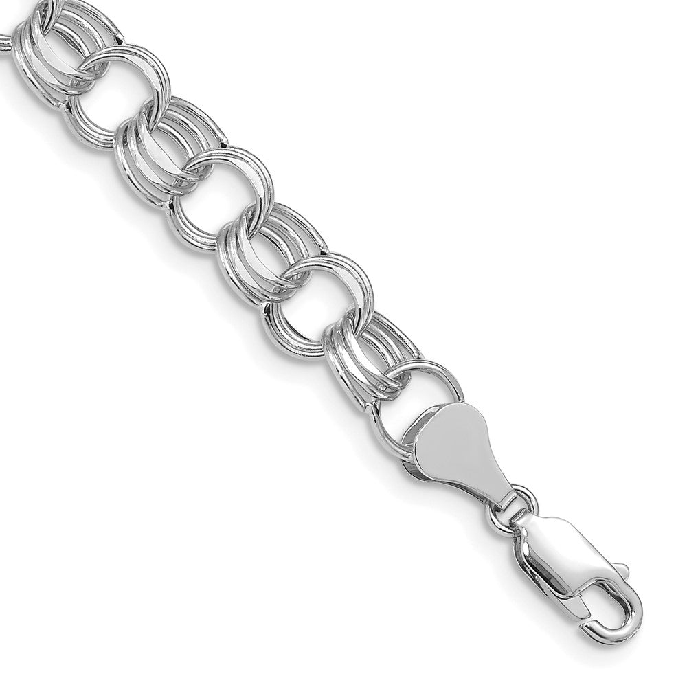 Gold Triple Link Charm Bracelets