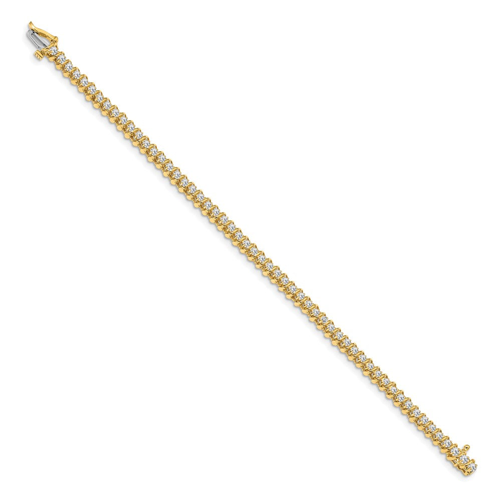 Gold Diamond Swirl Bracelets