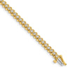 Gold Diamond Swirl Bracelets