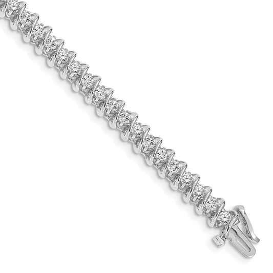 Gold Diamond Swirl Bracelets