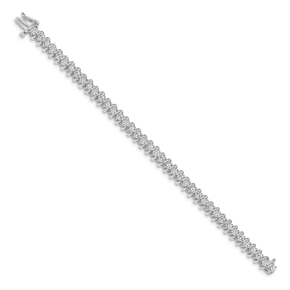 Gold Diamond Swirl Bracelets