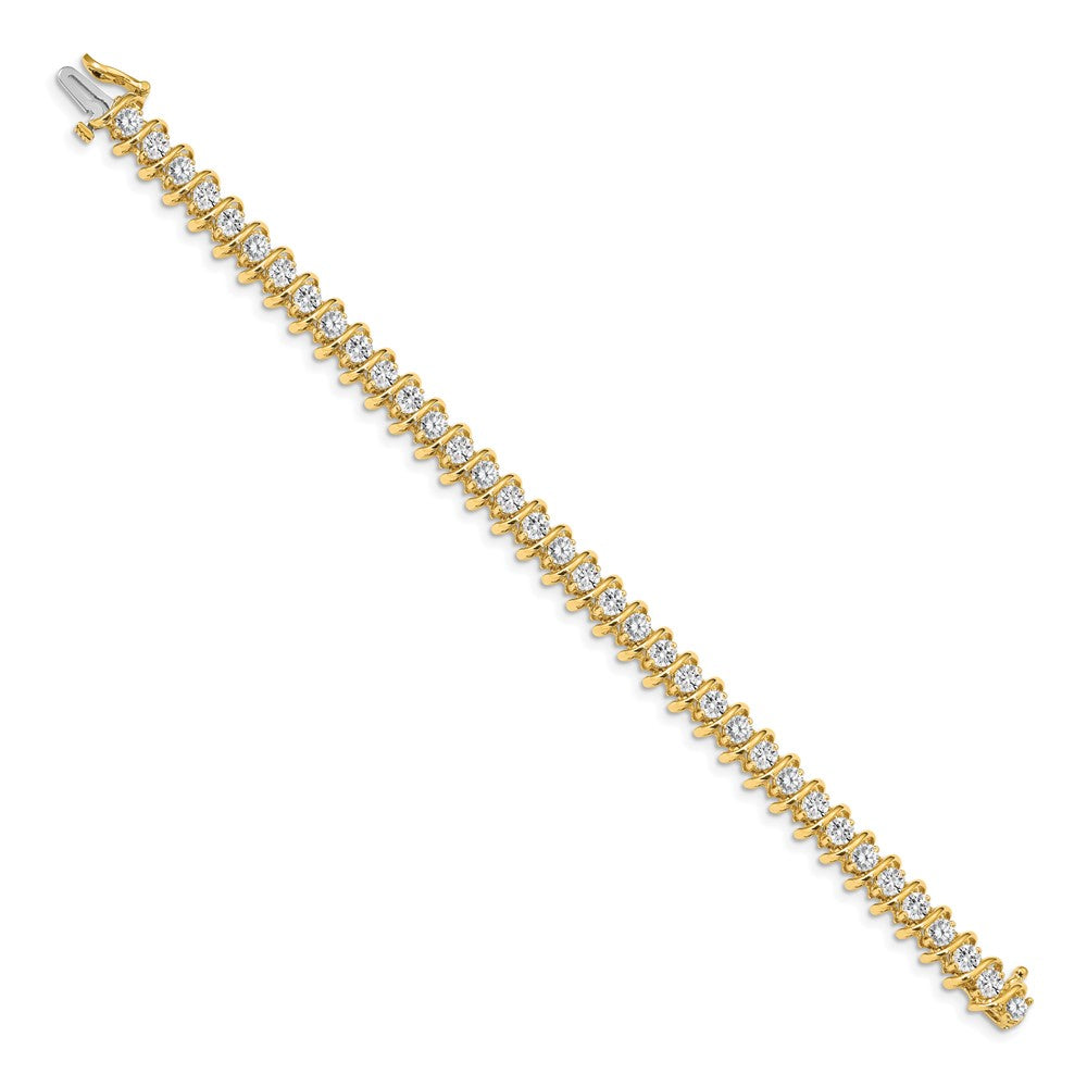 Gold Diamond Swirl Bracelets