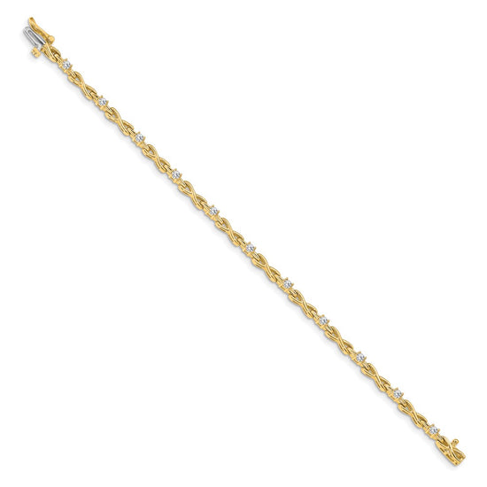 Gold Diamond Tennis Bracelets