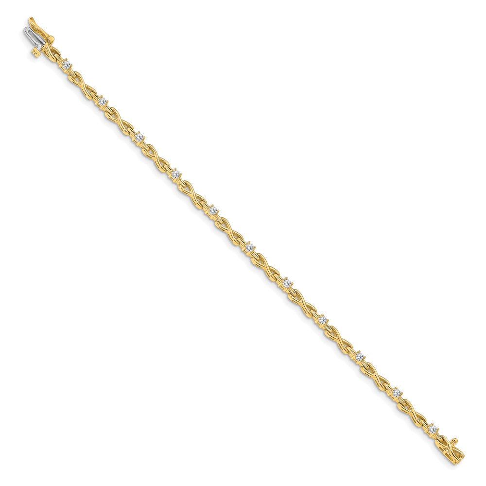 Gold Diamond Tennis Bracelets