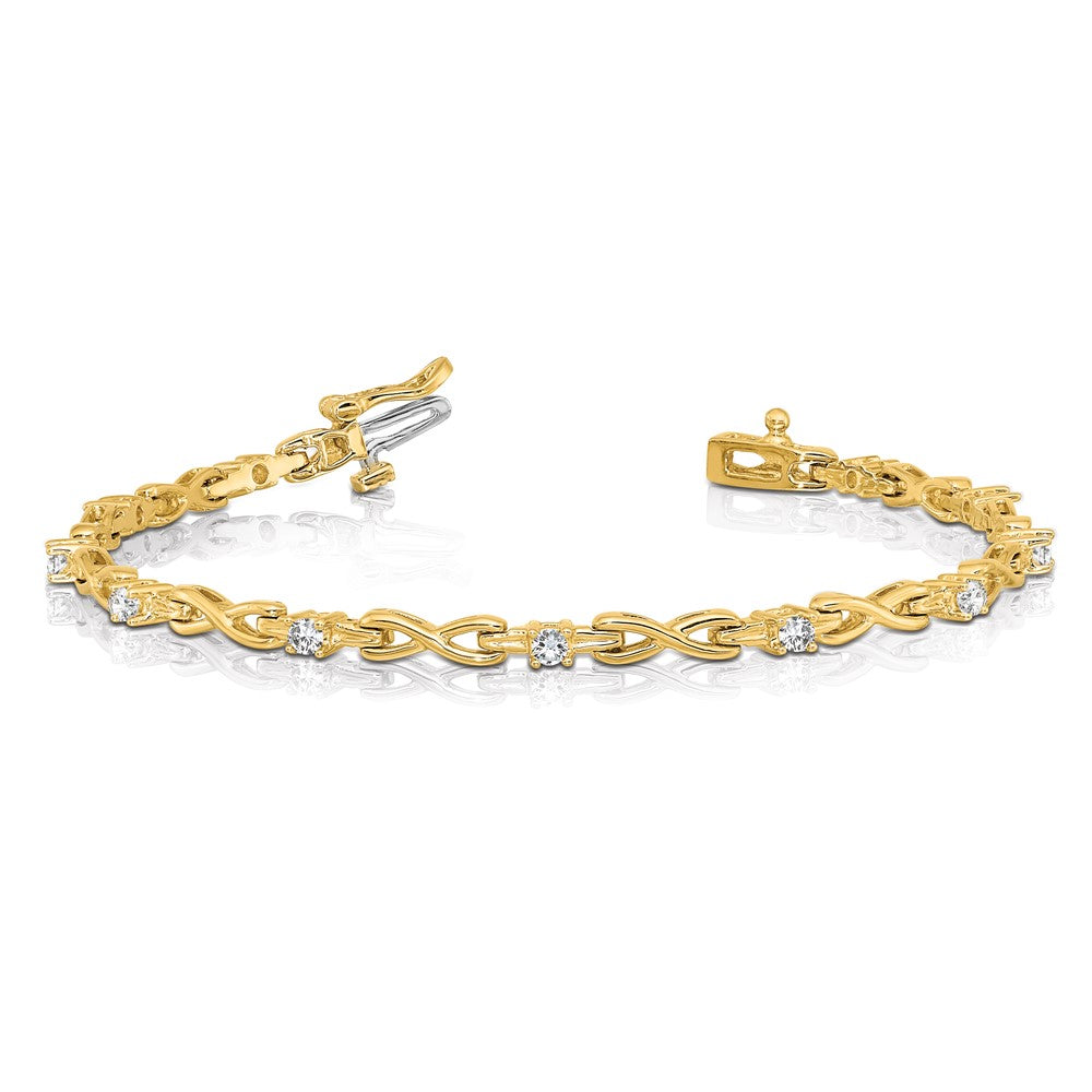 Gold Diamond Tennis Bracelets