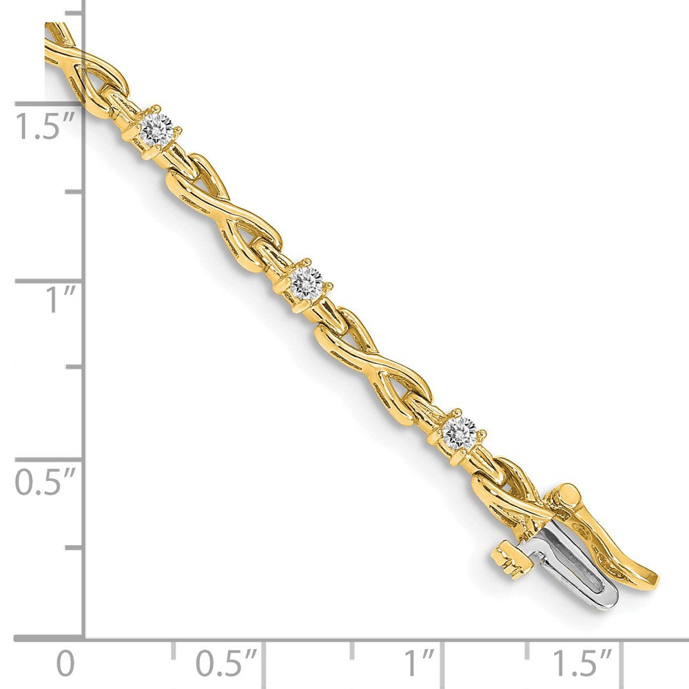 Gold Diamond Tennis Bracelets