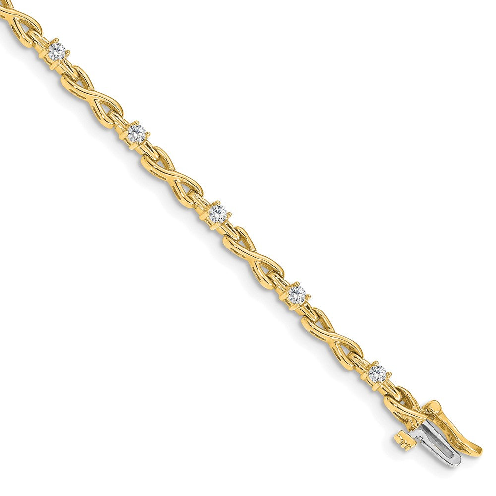 Gold Diamond Tennis Bracelets