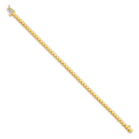 14k Holds 52 Stones up to 2.25mm Round Add-a-Diamond 7 inch Bracelet
