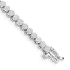 14k White Gold Holds 52 Stones up to 2.25mm Round Add-a-Diamond 7 inch Bracelet