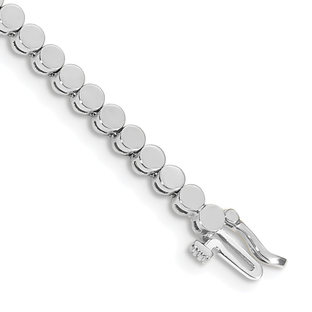 14k White Gold Holds 52 Stones up to 2.25mm Round Add-a-Diamond 7 inch Bracelet