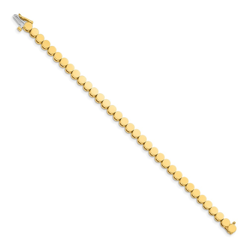 14k Holds 35 Stones up to 3.5mm Round Add-a-Diamond 7 inch Bracelet